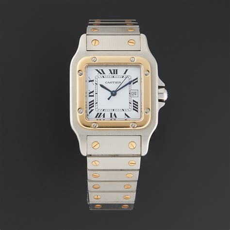 cartier medium santos|cartier santos medium pre owned.